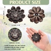 image:imageSumind 30 Pieces Incense Holder Lotus Sticks Incense Burner Cone Burner Ash Catcher for Home Fragrance Decor Yoga SPA BedroomRetroBronze