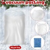 image:imageSumind 4 Bags Snow Fluffy Decoration Artificial Snow Faux Snow Christmas Snow Blanket Artificial Fake Snow Indoor Blanket Snow for Xmas Party Winter Village Home Decor Blue Glitter StyleBlue