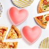 image:imageSumind 4 Pack Valentine Heart Shaped Bowl Cute Ceramic Bowl Red Candy Dish Heart Shaped Plates for Home Fruit Salad Soup Cereal Snacks Dessert Pudding Kitchen Household Cooking Gifts45 x 37 InchPink