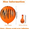 image:imageSumind 40 Pieces Tiger Print Stripes Balloons 12 Inch Jungle Animal Theme Safari Balloons for Zoo Jungle Party Supplies Safari Birthday Decoration