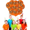 image:imageSumind 40 Pieces Tiger Print Stripes Balloons 12 Inch Jungle Animal Theme Safari Balloons for Zoo Jungle Party Supplies Safari Birthday Decoration