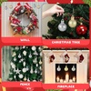 image:imageSumind 48 Pcs Christmas Mini Balls Ornaments Miniature Glitter Balls Xmas Tree Small Hanging Decorations Pendants for Holiday Party Wedding DIY Craft Home Decor Glitter Colors08 InchGold  Silver