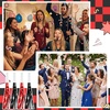 image:imageSumind 48 Pcs Gold Noise Makers Metallic Fringed Party Blowers Horns Whistles Noisemakers Party Favors for Adults Birthday Graduation Sporting Events Celebration Surprise SuppliesBlack and Red