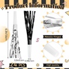 image:imageSumind 48 Pcs Gold Noise Makers Metallic Fringed Party Blowers Horns Whistles Noisemakers Party Favors for Adults Birthday Graduation Sporting Events Celebration Surprise SuppliesBlack and Silver