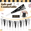 image:imageSumind 48 Pcs Gold Noise Makers Metallic Fringed Party Blowers Horns Whistles Noisemakers Party Favors for Adults Birthday Graduation Sporting Events Celebration Surprise SuppliesBlack and Silver