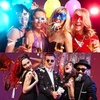 image:imageSumind 48 Pcs Gold and Silver Noise Makers Metallic Fringed Party Blowers Horns Whistles Noisemakers Party Favors for Adults Birthday Graduation Sporting Events Celebration Surprise SuppliesSilver