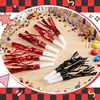 image:imageSumind 48 Pcs Gold and Silver Noise Makers Metallic Fringed Party Blowers Horns Whistles Noisemakers Party Favors for Adults Birthday Graduation Sporting Events Celebration Surprise SuppliesBlack and Red