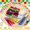 image:imageSumind 48 Pcs Gold and Silver Noise Makers Metallic Fringed Party Blowers Horns Whistles Noisemakers Party Favors for Adults Birthday Graduation Sporting Events Celebration Surprise SuppliesMulticolor