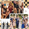 image:imageSumind 48 Pcs Silver Noise Makers Metallic Fringed Party Blowers Horns Whistles Noisemakers Party Favors for Adults Birthday Graduation Sporting Events Celebration Surprise SuppliesBlack and Silver
