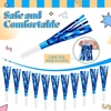 image:imageSumind 48 Pcs Silver Noise Makers Metallic Fringed Party Blowers Horns Whistles Noisemakers Party Favors for Adults Birthday Graduation Sporting Events Celebration Surprise SuppliesBlue