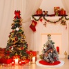 image:imageSumind Mini Christmas Tree Skirt 15 Inch Xmas Tree Skirt Miniature Christmas Skirt Decor for Xmas New Year Holiday Party Home OrnamentsRedWhitePlushRedwhite