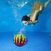 image:imageSumind Swimming Pool Gaming Ball 9 Inch Underwater Ball with Hose Adapter for Under Water Passing Dribbling Diving for AdultGradient StyleGradient Style