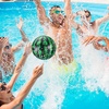 image:imageSumind Swimming Pool Gaming Ball 9 Inch Underwater Ball with Hose Adapter for Under Water Passing Dribbling Diving for AdultGradient StyleGreen and Black Style