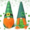 image:imageSumind 2 Pack St Patricks Day Gnome Decoration Green Irish Saint Leprechaun Tomte Plush Gnomes Doll Dwarf Felt Shamrock Gnome for Tiered Tray Home St Patricks Day Decor OrnamentsSweet StyleLovely Style