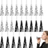 image:imageSumind 24 Pcs Gold and Black Noise Makers Metallic Fringed Party Blowers Horns Whistles Noisemakers Party Favors for Adults Birthday Graduation Sporting Events Celebration Surprise SuppliesBlack and Silver