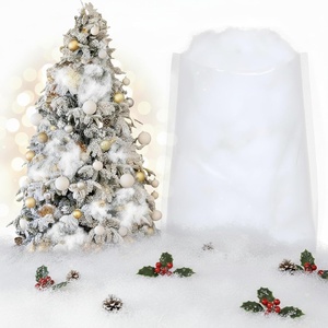 image:imageChristmas Fake Snow 212 oz Mini Small Artificial Christmas Snow Blanket Winter White Fluffy Fiber for Village Mantle Display Indoor Outdoor Home Xmas Decoration Supplies