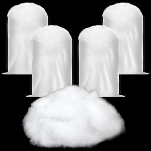 image:imageSumind 4 Bags Snow Fluffy Decoration Artificial Snow Faux Snow Christmas Snow Blanket Artificial Fake Snow Indoor Blanket Snow for Xmas Party Winter Village Home Decor Blue Glitter StyleWhite
