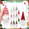 image:image24 Pieces Christmas Tree Hanging Santa Gnomes Elf Ornaments Bulk Swedish Handmade Scandinavian Gnomes Santa Sprite Plush Hanging Holiday Gnome Handmade Swedish Home Decorations Holiday Decor