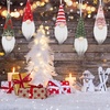 image:image24 Pieces Christmas Tree Hanging Santa Gnomes Elf Ornaments Bulk Swedish Handmade Scandinavian Gnomes Santa Sprite Plush Hanging Holiday Gnome Handmade Swedish Home Decorations Holiday Decor