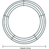 image:imageSumind 3 Pack 12 Inch Green Wire Wreath Frame Metal Wreath Form Round Wire Frame for Christmas Weddings Decor DIY Crafts Floral Projects Home Front Door Garden Outdoor Arrangements Holiday