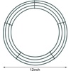 image:imageSumind 3 Pack 12 Inch Green Wire Wreath Frame Metal Wreath Form Round Wire Frame for Christmas Weddings Decor DIY Crafts Floral Projects Home Front Door Garden Outdoor Arrangements Holiday