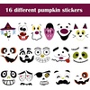 image:imageSumind 32 Pcs Halloween Foam Pumpkin Craft Kit Pumpkin Sticker DIY Activity Set with Self Adhesive Fun Halloween Party Activity Supplies for Home CraftsCute StyleCute Style
