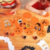 image:imageSumind 32 Pcs Halloween Foam Pumpkin Craft Kit Pumpkin Sticker DIY Activity Set with Self Adhesive Fun Halloween Party Activity Supplies for Home CraftsCute StyleCute Style