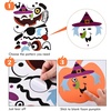 image:imageSumind 32 Pcs Halloween Foam Pumpkin Craft Kit Pumpkin Sticker DIY Activity Set with Self Adhesive Fun Halloween Party Activity Supplies for Home CraftsCute StyleCute Style