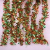 image:imageSumind 6 Pieces 394 Feet Red Green Gold Christmas Tinsel Garland Metallic Glittering Xmas Wreath Hanging Decoration for Christmas Wedding Party SuppliesRed Green Gold