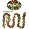 image:imageSumind 6 Pieces 394 Feet Red Green Gold Christmas Tinsel Garland Metallic Glittering Xmas Wreath Hanging Decoration for Christmas Wedding Party SuppliesRed Green Gold