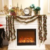 image:imageSumind 6 Pieces 394 Feet Red Green Gold Christmas Tinsel Garland Metallic Glittering Xmas Wreath Hanging Decoration for Christmas Wedding Party SuppliesRed Green Gold