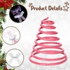 image:imageSumind Angel Christmas Tree Topper with Bow and LED Light String 9 Inch Lighted Glittered Angel Treetop Xmas Holiday Christmas Decorations Ornament Not PrelitPinkPink