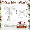image:imageSumind Angel Christmas Tree Topper with Bow and LED Light String 9 Inch Lighted Glittered Angel Treetop Xmas Holiday Christmas Decorations Ornament Not PrelitPinkSilver