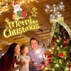 image:imageSumind Angel Christmas Tree Topper with Bow and LED Light String 9 Inch Lighted Glittered Angel Treetop Xmas Holiday Christmas Decorations Ornament Not PrelitPinkGold