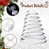image:imageSumind Angel Christmas Tree Topper with Bow and LED Light String 9 Inch Lighted Glittered Angel Treetop Xmas Holiday Christmas Decorations Ornament Not PrelitPinkWhite