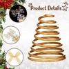 image:imageSumind Angel Christmas Tree Topper with Bow and LED Light String 9 Inch Lighted Glittered Angel Treetop Xmas Holiday Christmas Decorations Ornament Not PrelitPinkGold