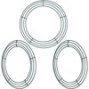 image:imageSumind 3 Pack 12 Inch Green Wire Wreath Frame Metal Wreath Form Round Wire Frame for Christmas Weddings Decor DIY Crafts Floral Projects Home Front Door Garden Outdoor Arrangements Holiday