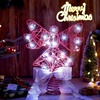 image:imageSumind Angel Christmas Tree Topper with Bow and LED Light String 9 Inch Lighted Glittered Angel Treetop Xmas Holiday Christmas Decorations Ornament Not PrelitPinkPink
