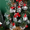 image:imageSumind 12 Pcs Christmas Metal Gnome Ornaments Hollow Santa HatSanta  Hollow Cutout Design with Hanging Hook Tree Decoration for Christmas Party DIY Craft Festive Holiday Hanging Home DecorSanta