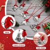 image:imageSumind 12 Pcs Christmas Metal Gnome Ornaments Hollow Santa HatSanta  Hollow Cutout Design with Hanging Hook Tree Decoration for Christmas Party DIY Craft Festive Holiday Hanging Home DecorSanta