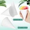 image:imageSumind 1500 Pieces Paper Cone Cups Bulk 6 Oz Disposable for Dispenser  Pre Coated Leakproof Snow Cone Ice Cream Cups for Water Cooler Office Home Wedding Birthday Summer Party Supplies1000