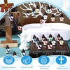 image:imageSumind 24 Pcs Jesus Figurine Christian Keychain Religious Keychain Bulk Classic Christian Rings for ChristWhite Jesus Loves YouMacaron ColorFluorescent Color