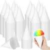 image:imageSumind 1500 Pieces Paper Cone Cups Bulk 6 Oz Disposable for Dispenser  Pre Coated Leakproof Snow Cone Ice Cream Cups for Water Cooler Office Home Wedding Birthday Summer Party Supplies1000