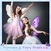 image:imageSumind 2 Pcs Fairy Wing Butterfly Wing for KidsPurple GreenDark Purple  White