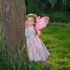 image:imageSumind 2 Pcs Fairy Wing Butterfly Wing for KidsPurple GreenLake Blue and Pink