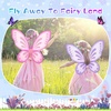 image:imageSumind 2 Pcs Fairy Wing Butterfly Wing for KidsPurple GreenLight Purple  Pink