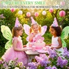 image:imageSumind 2 Pcs Fairy Wing Butterfly Wing for KidsPurple GreenPurple  Green