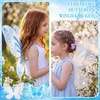 image:imageSumind 2 Pcs Fairy Wing Butterfly Wing for KidsPurple GreenWhite  Blue
