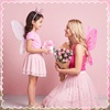 image:imageSumind 2 Pcs Fairy Wing Butterfly Wing for KidsPurple GreenWhite  Pink
