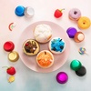 image:imageSumind 400 Pcs Mini Foil Cupcake Liners Holiday Baking CupsRed10 Colors
